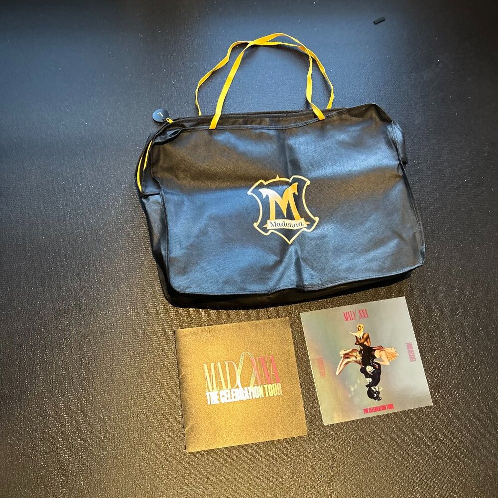 Madonna Celebration Tour Black Shopping Bag and Lament